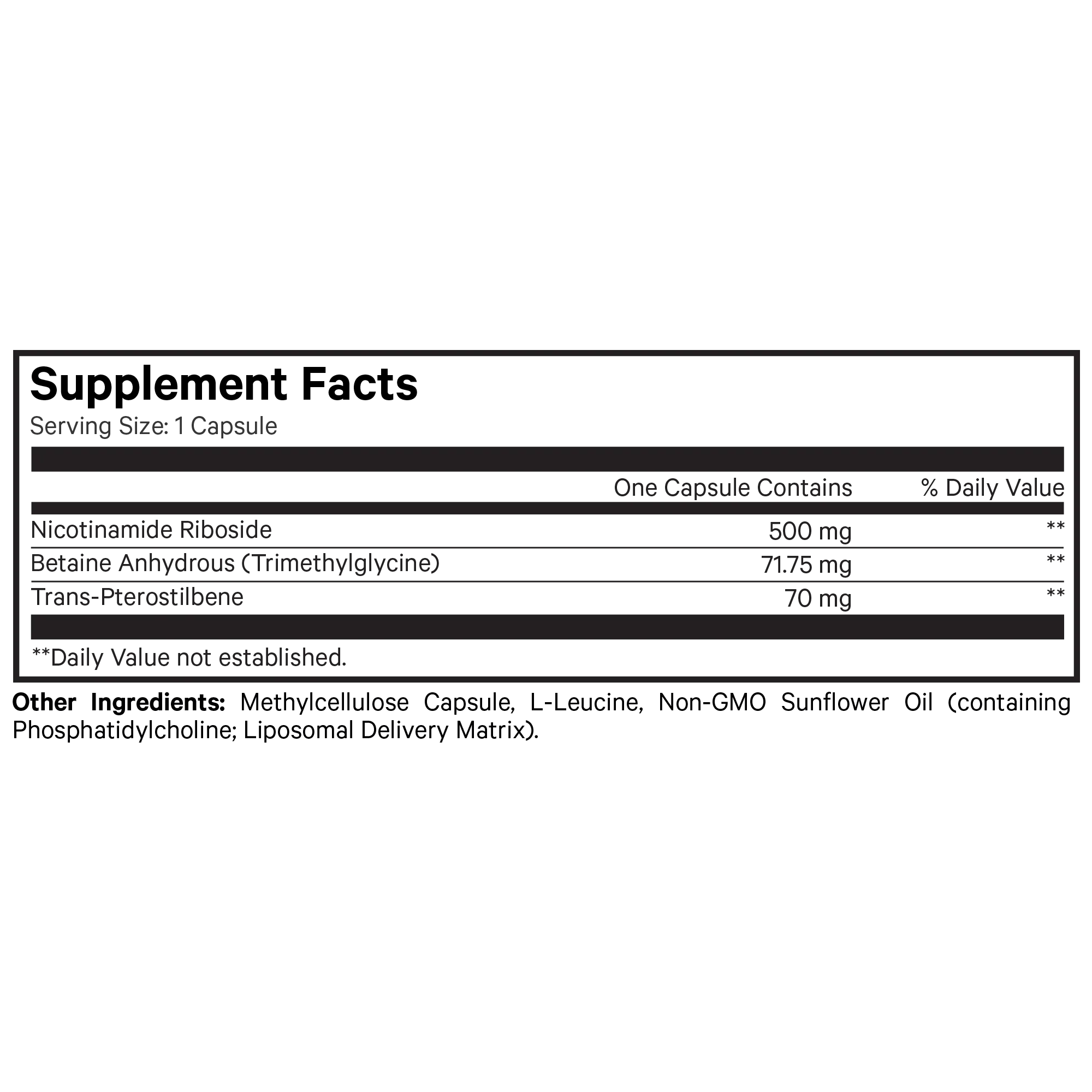 Liposomal Nicotinamide Riboside 