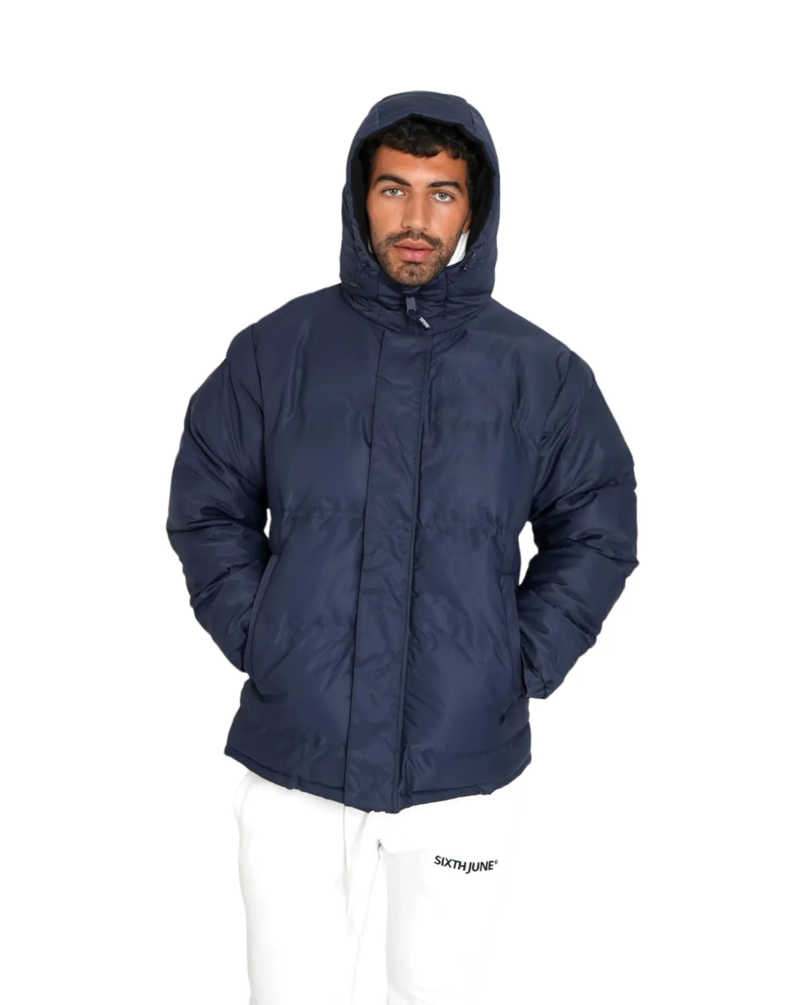 Logo Puffer Jacket SJ Darkblue