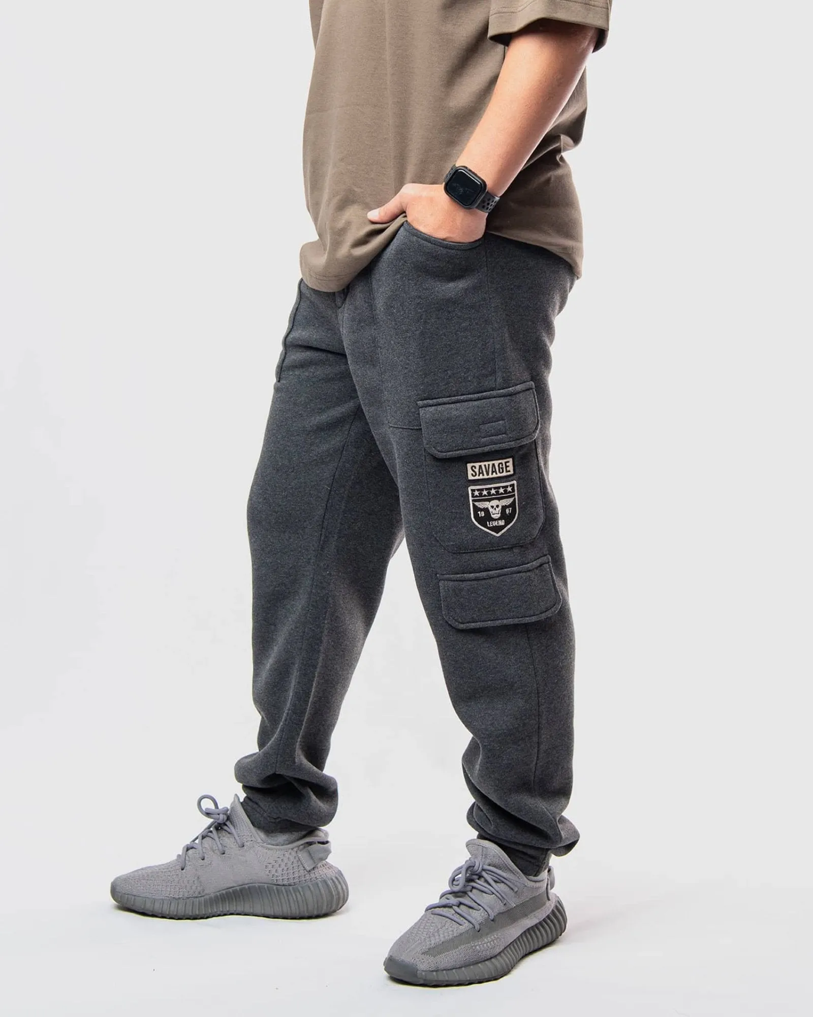 MEN'S GEDALIAH FLEECE CARGO JOGGERS