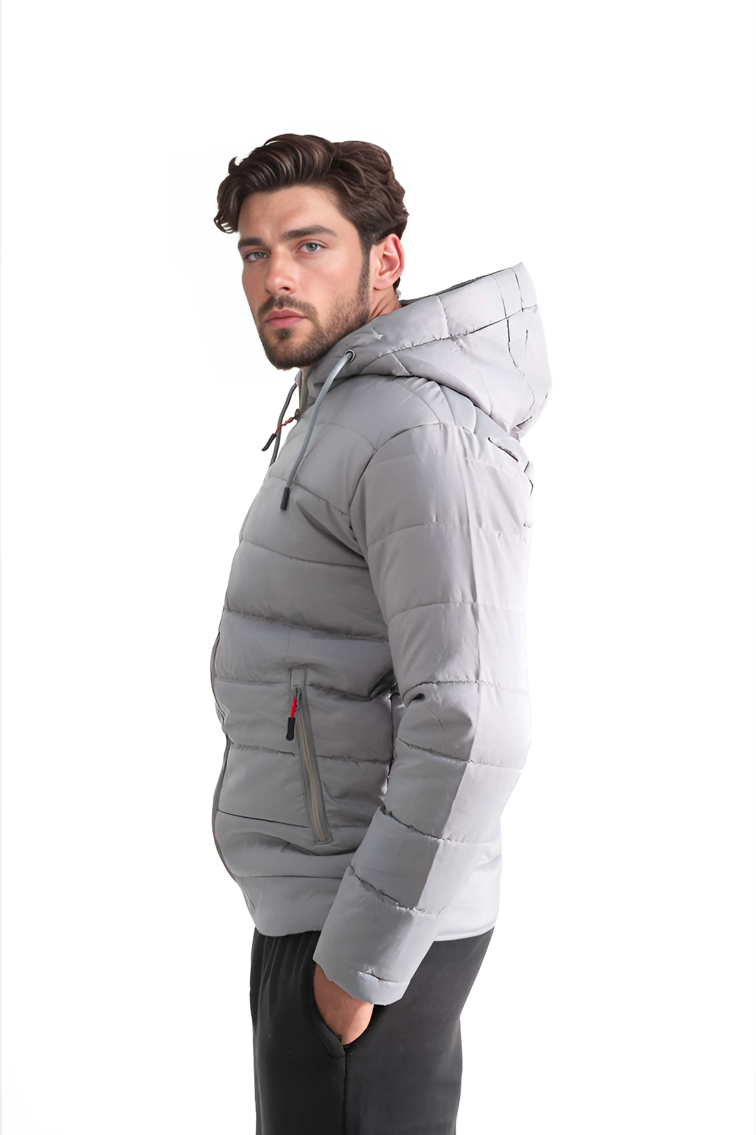 Men's Hooded Puffer Jacket