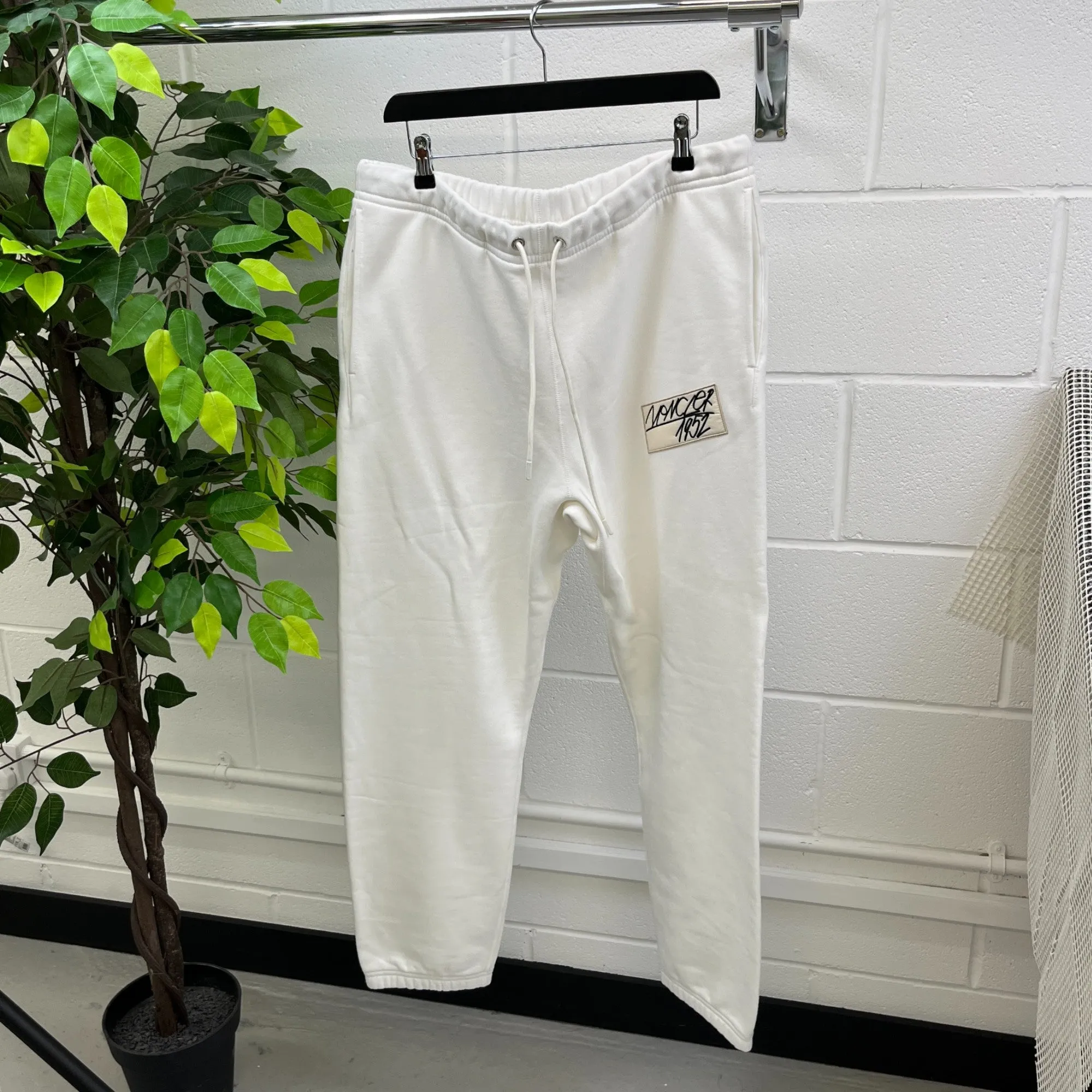 Men's Logo Joggers White Size L