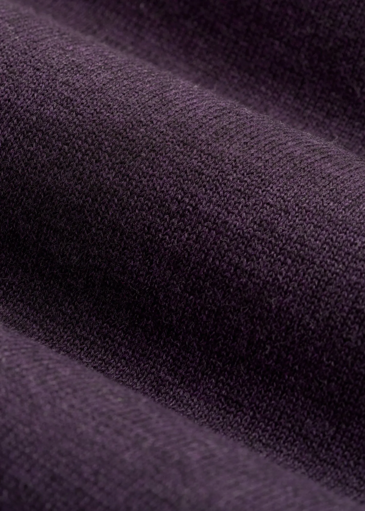 Men’s Tall Polo Sweater in Midnight Plum