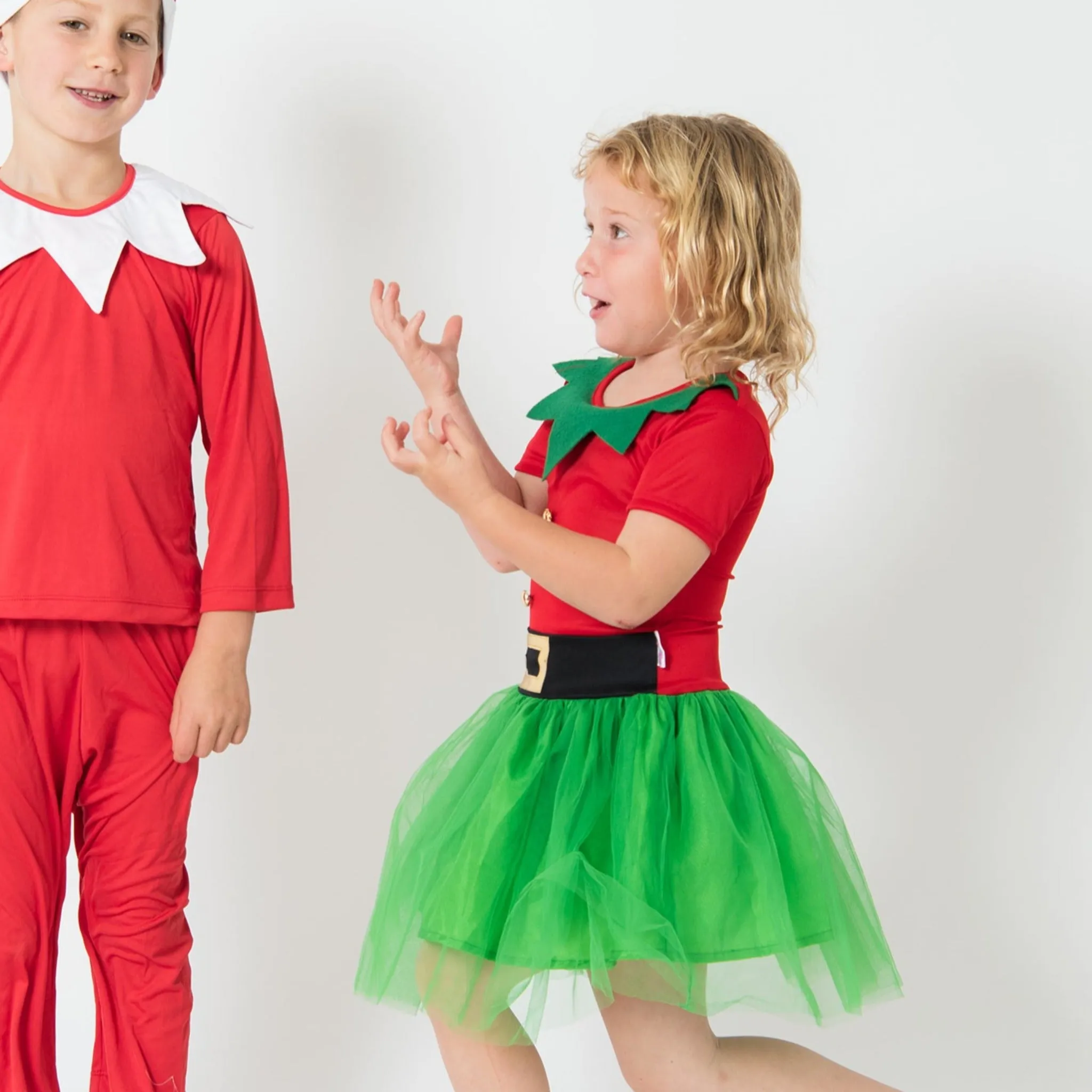 Merry Elfmas Dress Pack of 4 Mixed Sizes