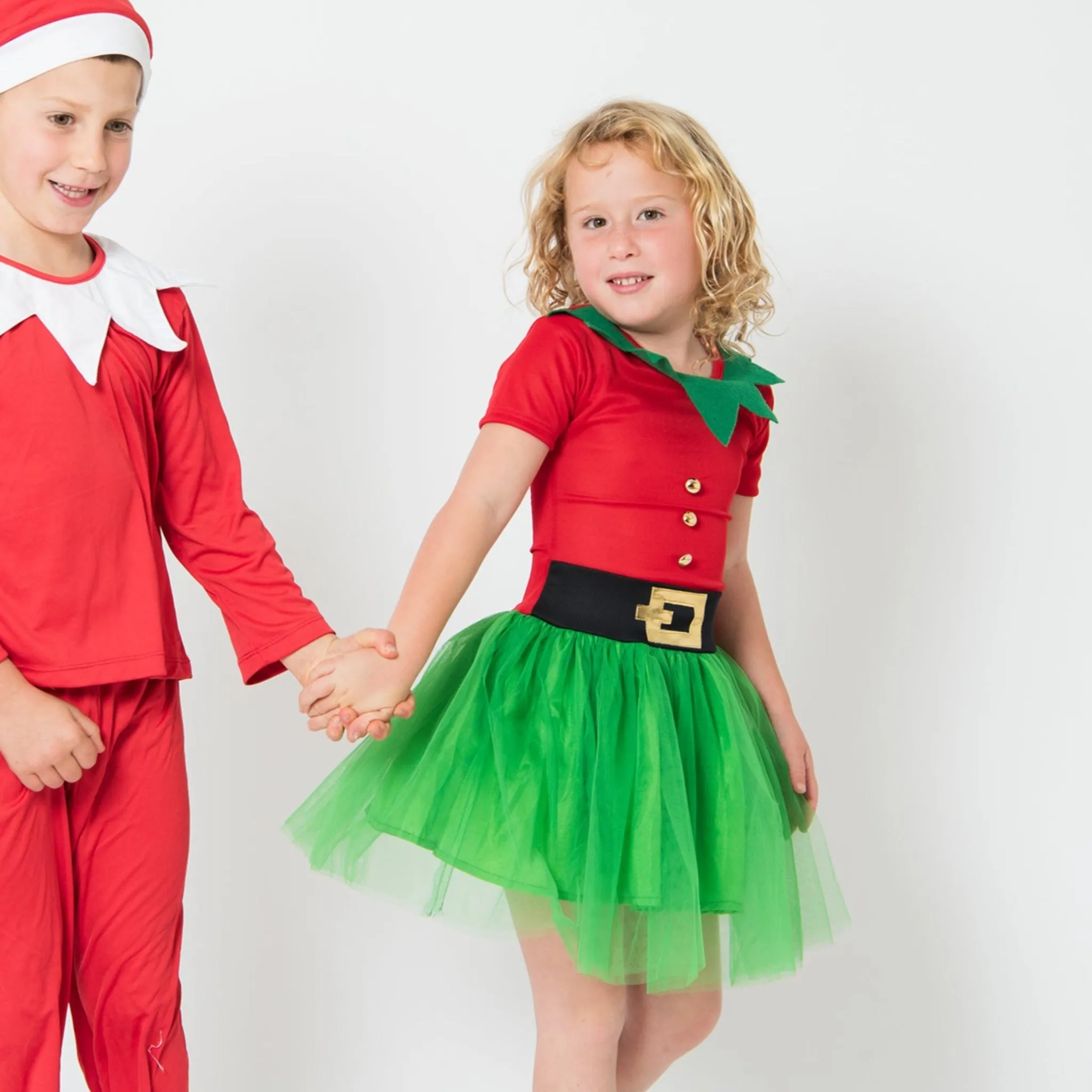 Merry Elfmas Dress Pack of 4 Mixed Sizes