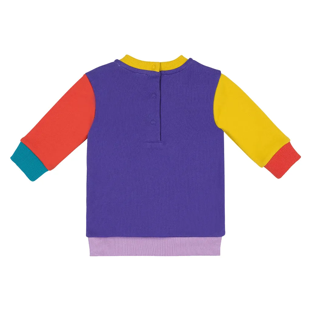 Multicolor Logo Sweater Dress