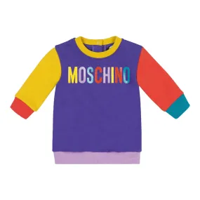 Multicolor Logo Sweater Dress