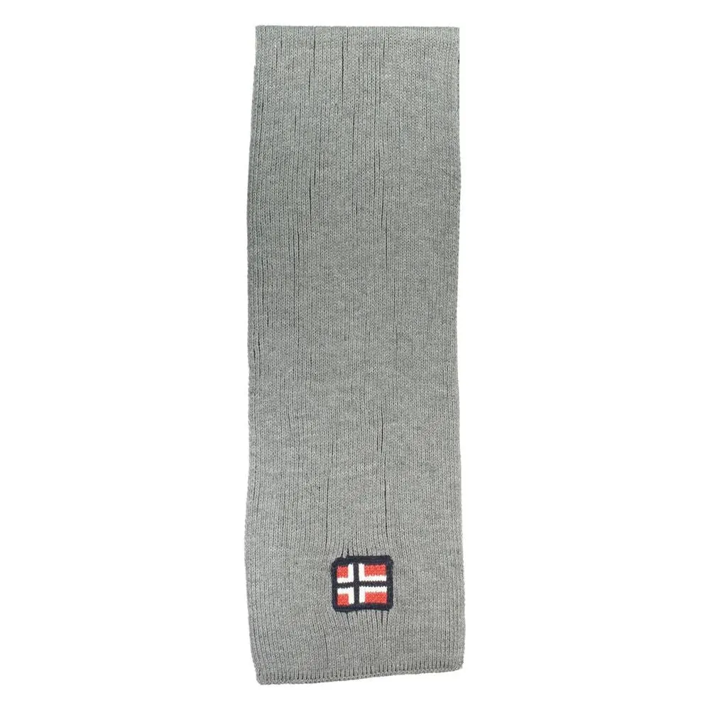 Norway 1963 Gray Acrylic Scarf