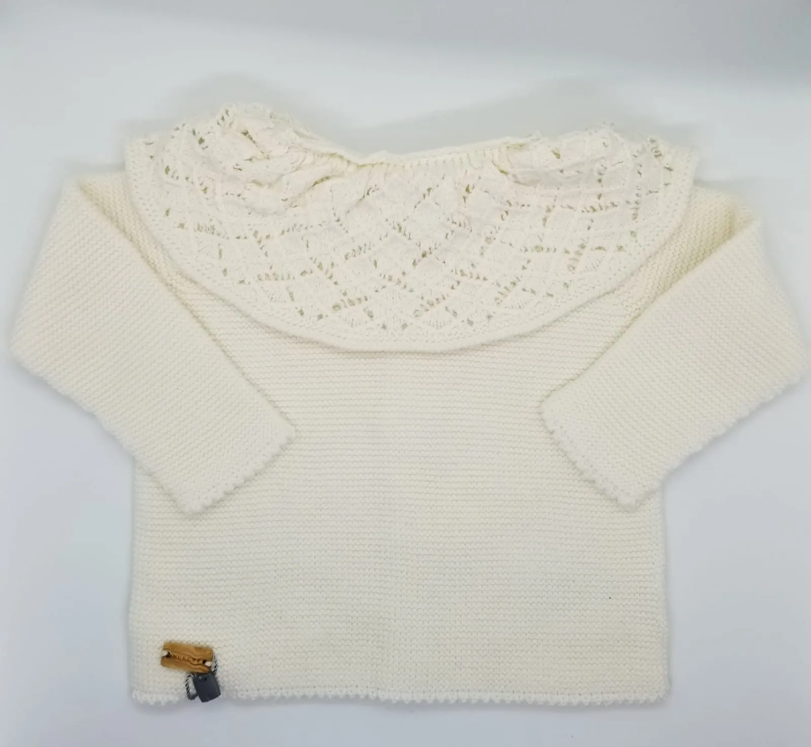 Nueces Ivory Knit Sweater