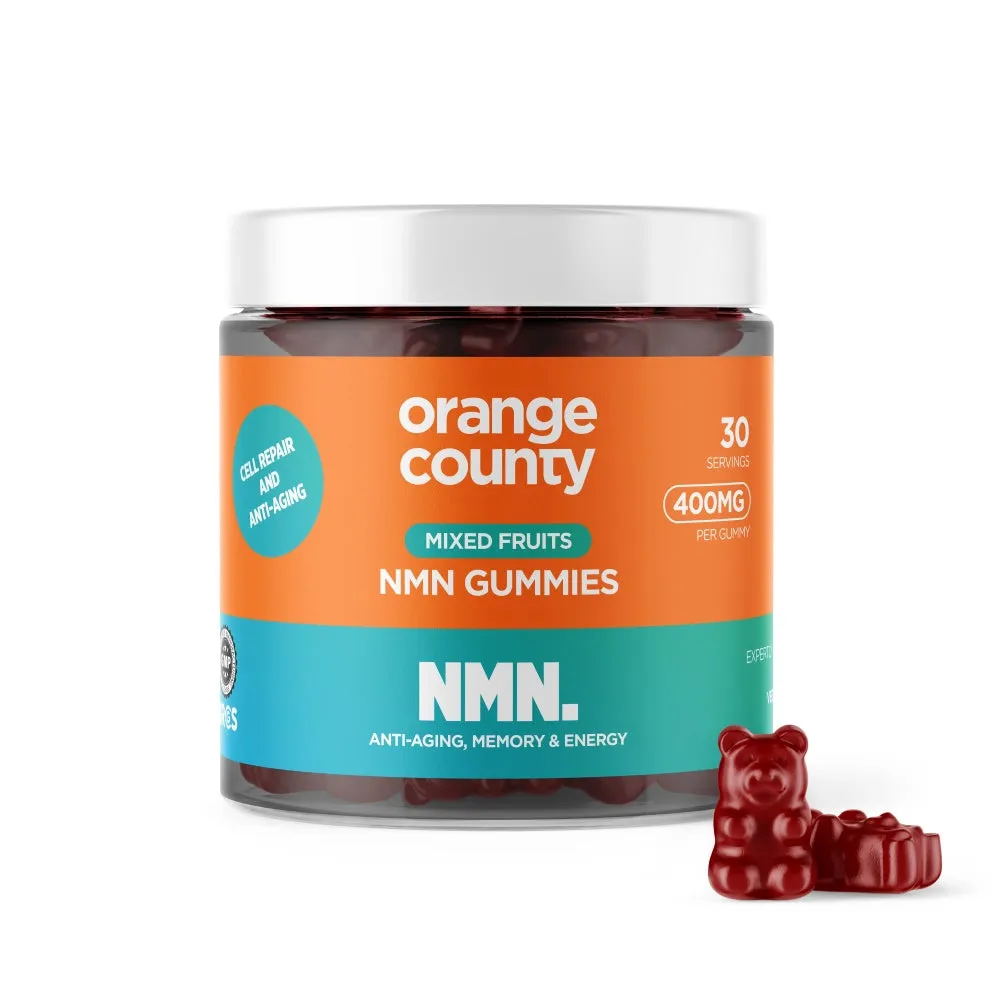 Orange County CBD - NMN (Nicotinamide) Cell Repair   Anti-Ageing Gummies - Mixed Fruit Flavour