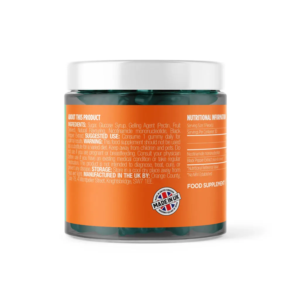 Orange County CBD - NMN (Nicotinamide) Cell Repair   Anti-Ageing Gummies - Mixed Fruit Flavour