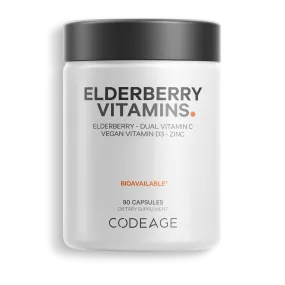 Organic Black Elderberry Vitamins Capsules