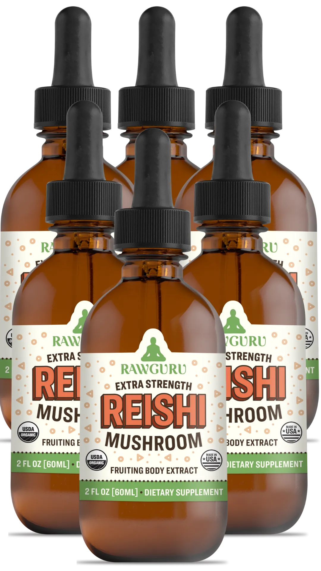 Organic Reishi Mushroom Tincture (6 month supply)