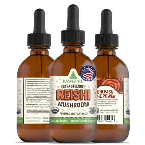 Organic Reishi Mushroom Tincture (6 month supply)