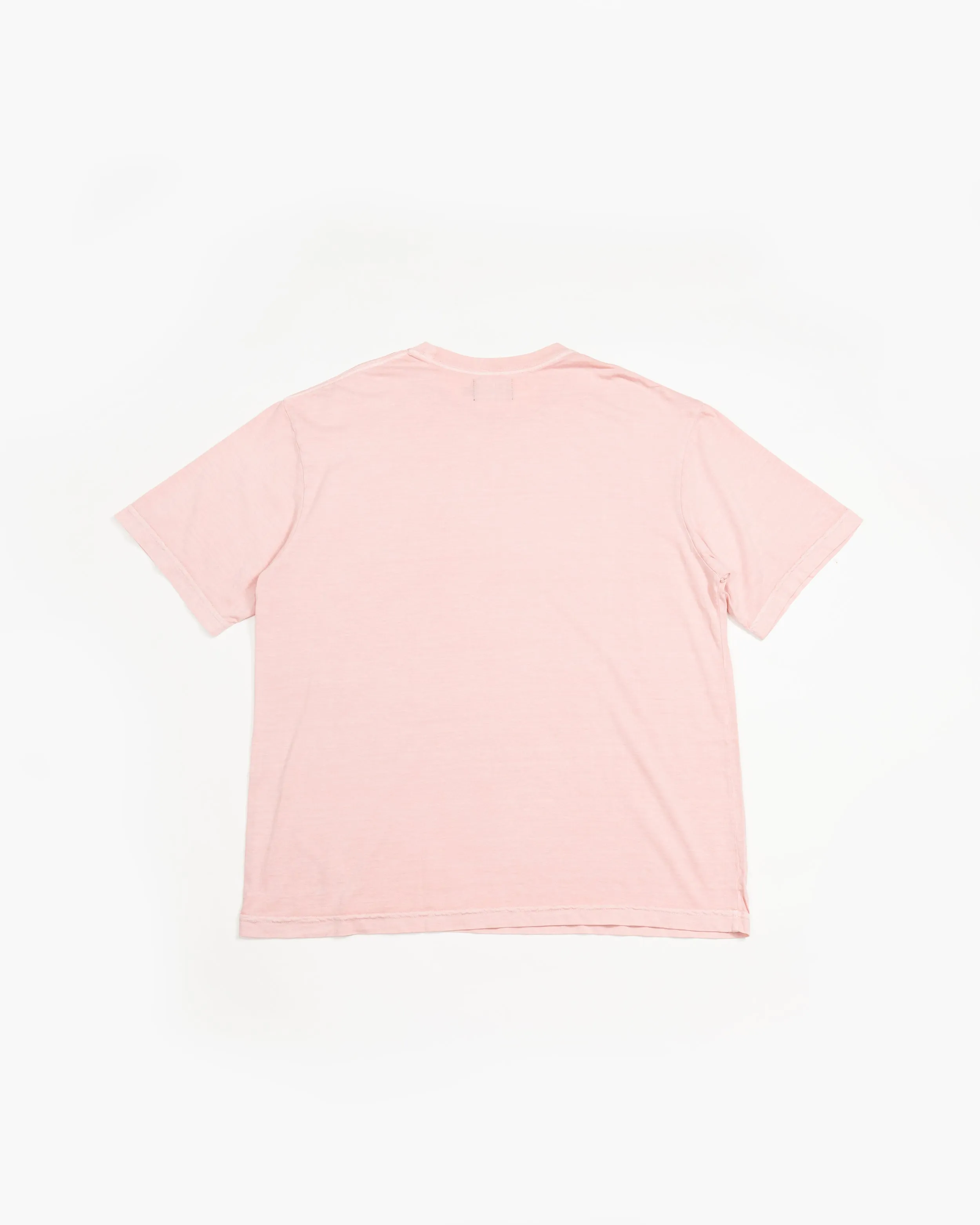 Oversized Washed Tee 24/1 - Coral