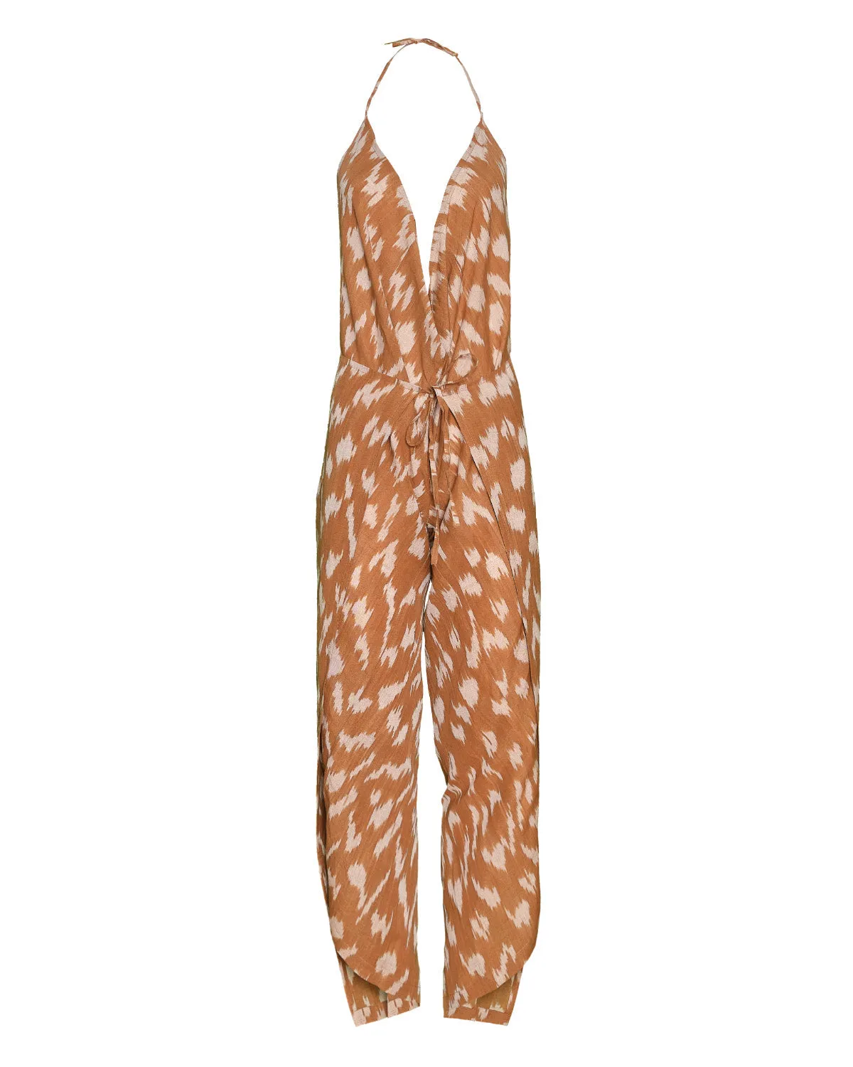 Pants/Jumpsuit - Amy Print (Brown)