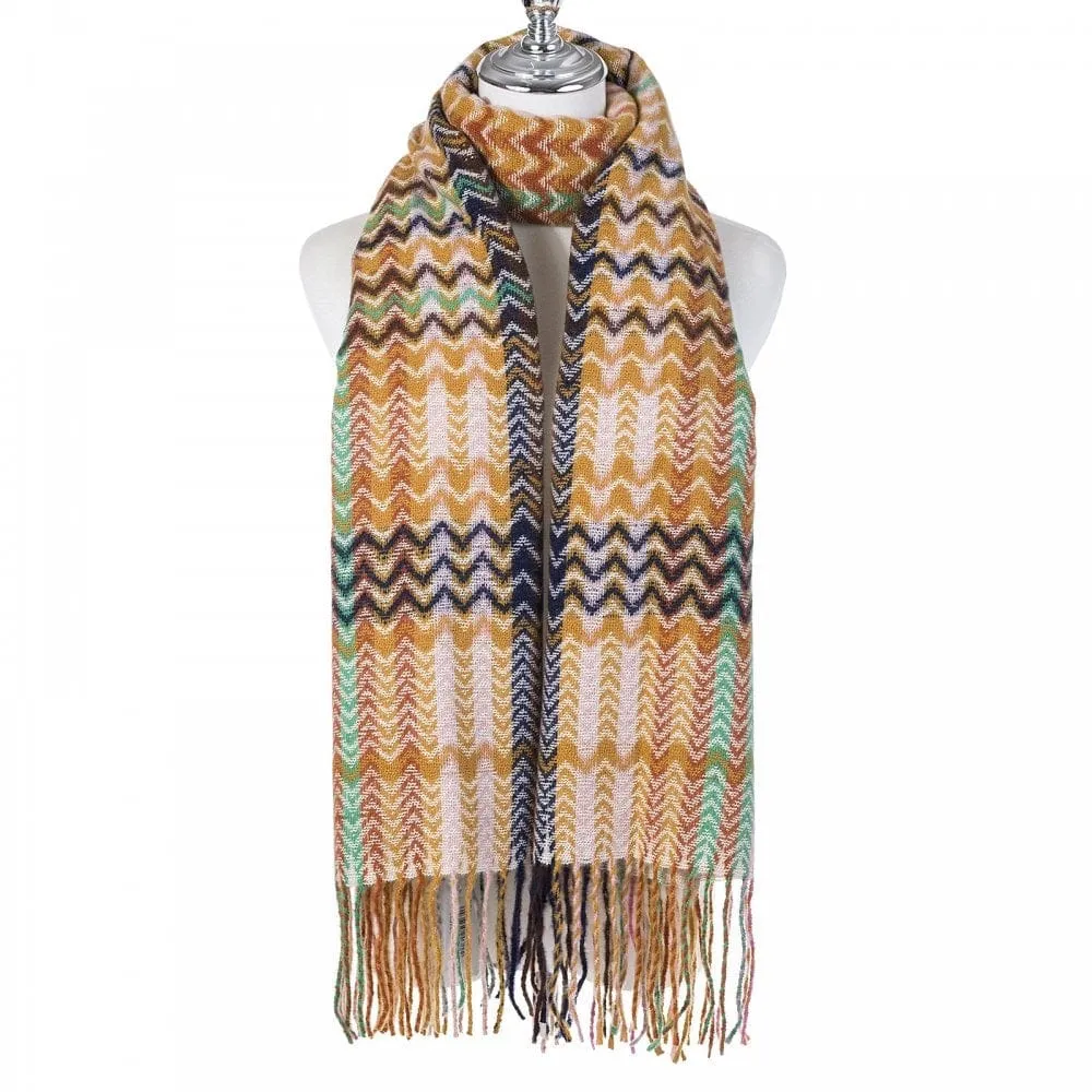 Park Lane Chevron Winter Scarf