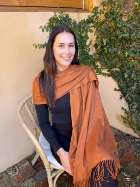 Pashmina Shawl - Cayenne Pepper