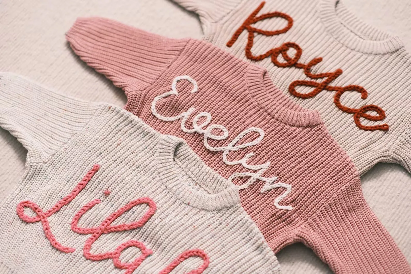 Personalized Baby Sweater With Name, Baby Shower gift, Personalized Toddler Knit Sweater KS03