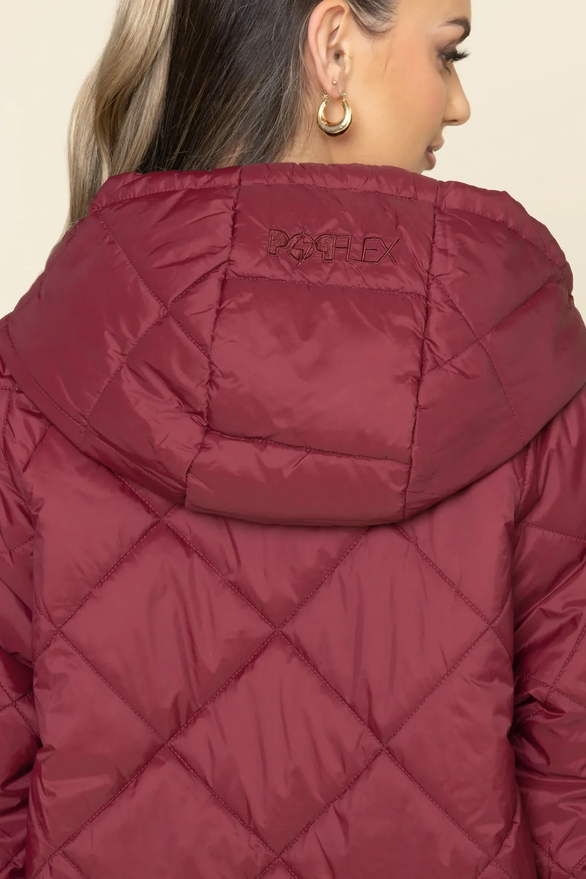 Pillow Packable Puffer Jacket - Crimson