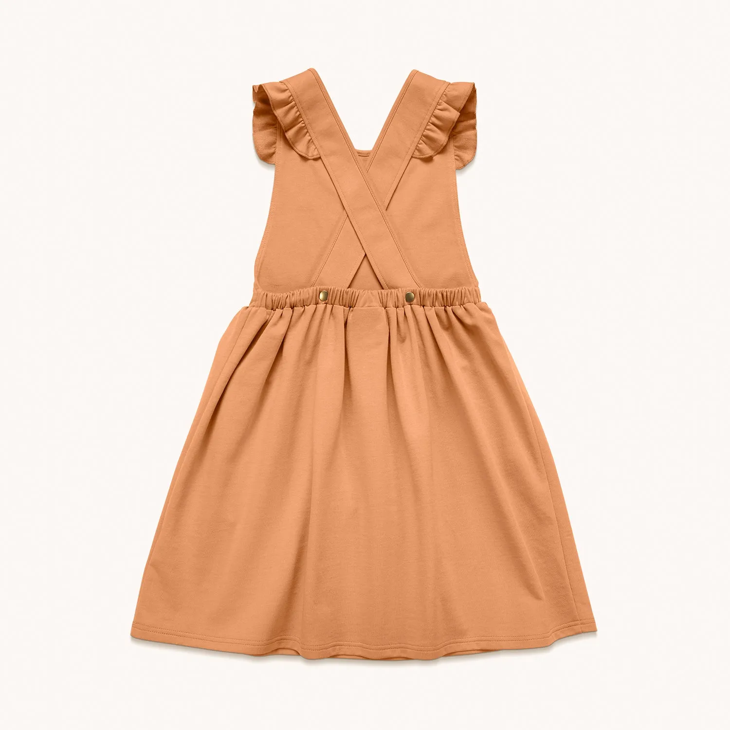 Pinafore Dress - Tawny Brown