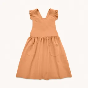 Pinafore Dress - Tawny Brown