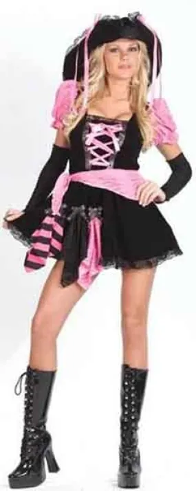 Pink Punk Pirate Costume