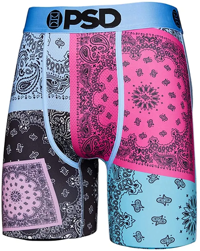 PSD Men's Pop Bandanna Patchwork Boxer Brief