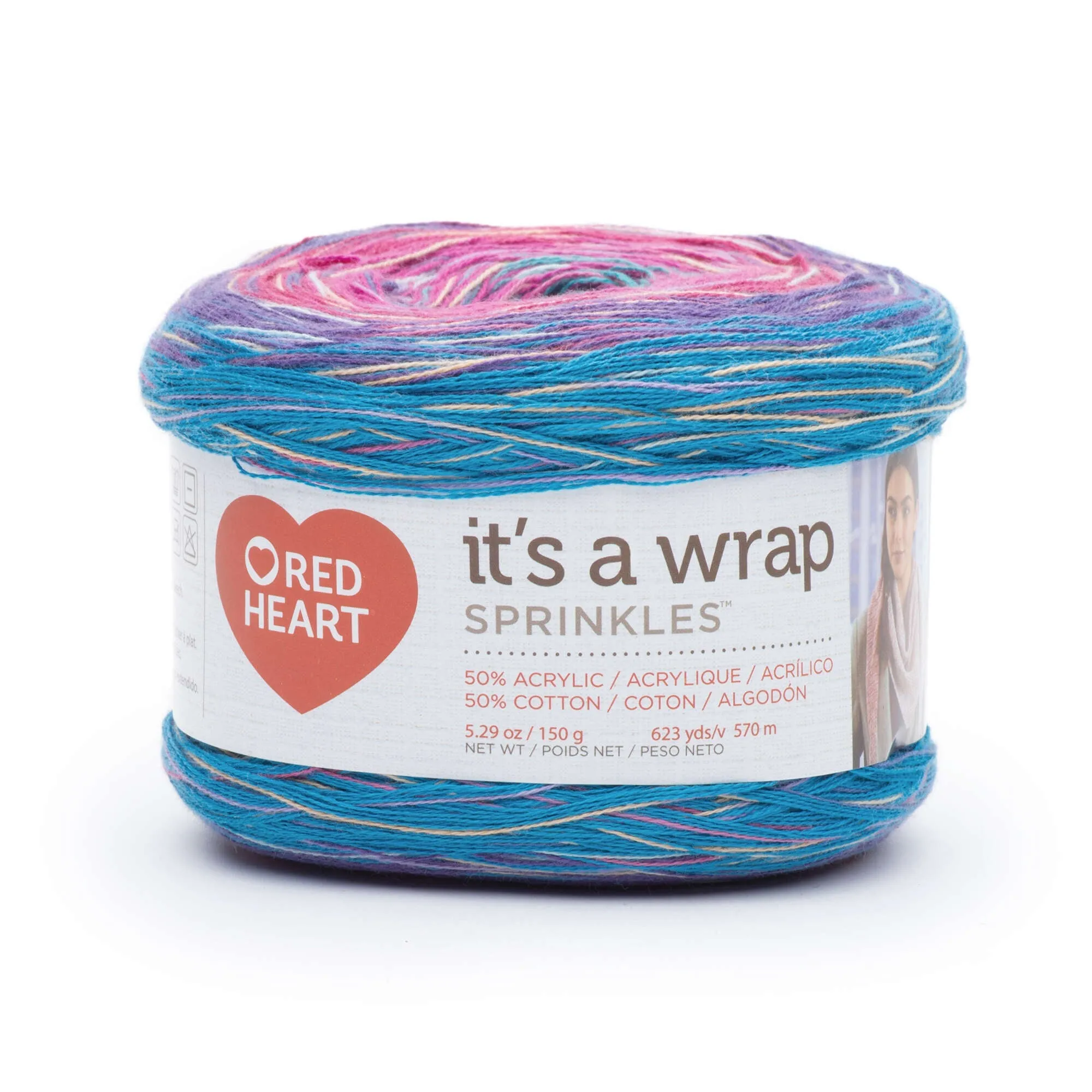 Red Heart It's a Wrap Sprinkles Yarn (150G/5.3oz) - Discontinued shades