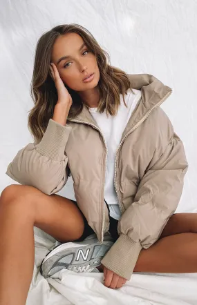 Remi Puffer Jacket Nude