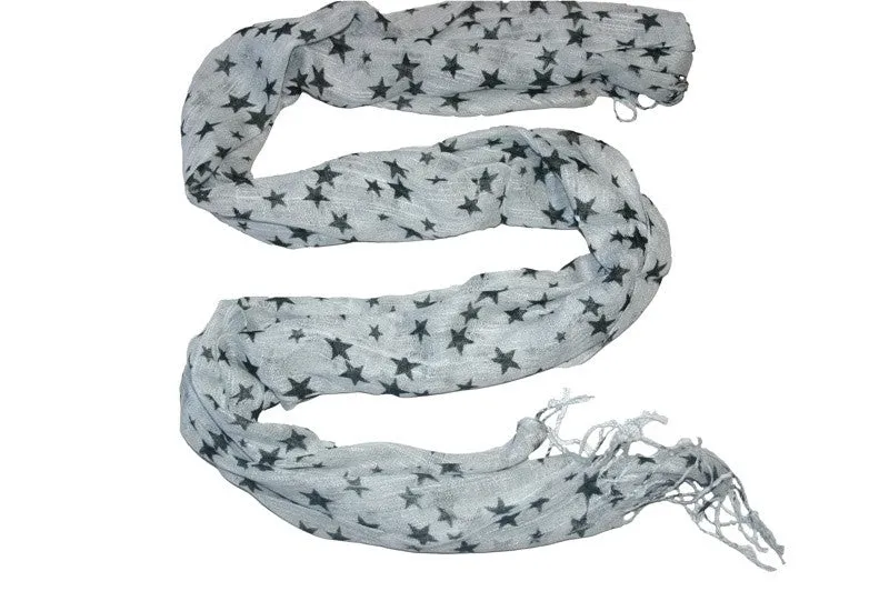 Scarves With Stars (Various Colours) Scarf