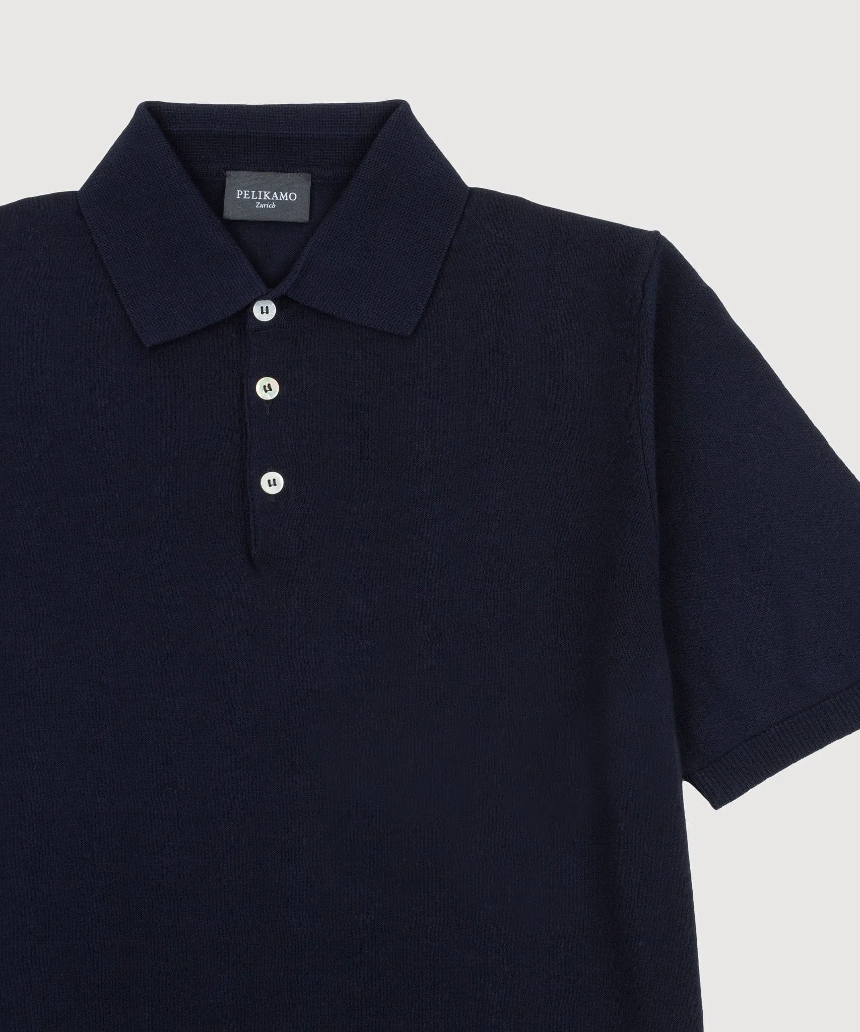 Short Sleeve Polo Sweater