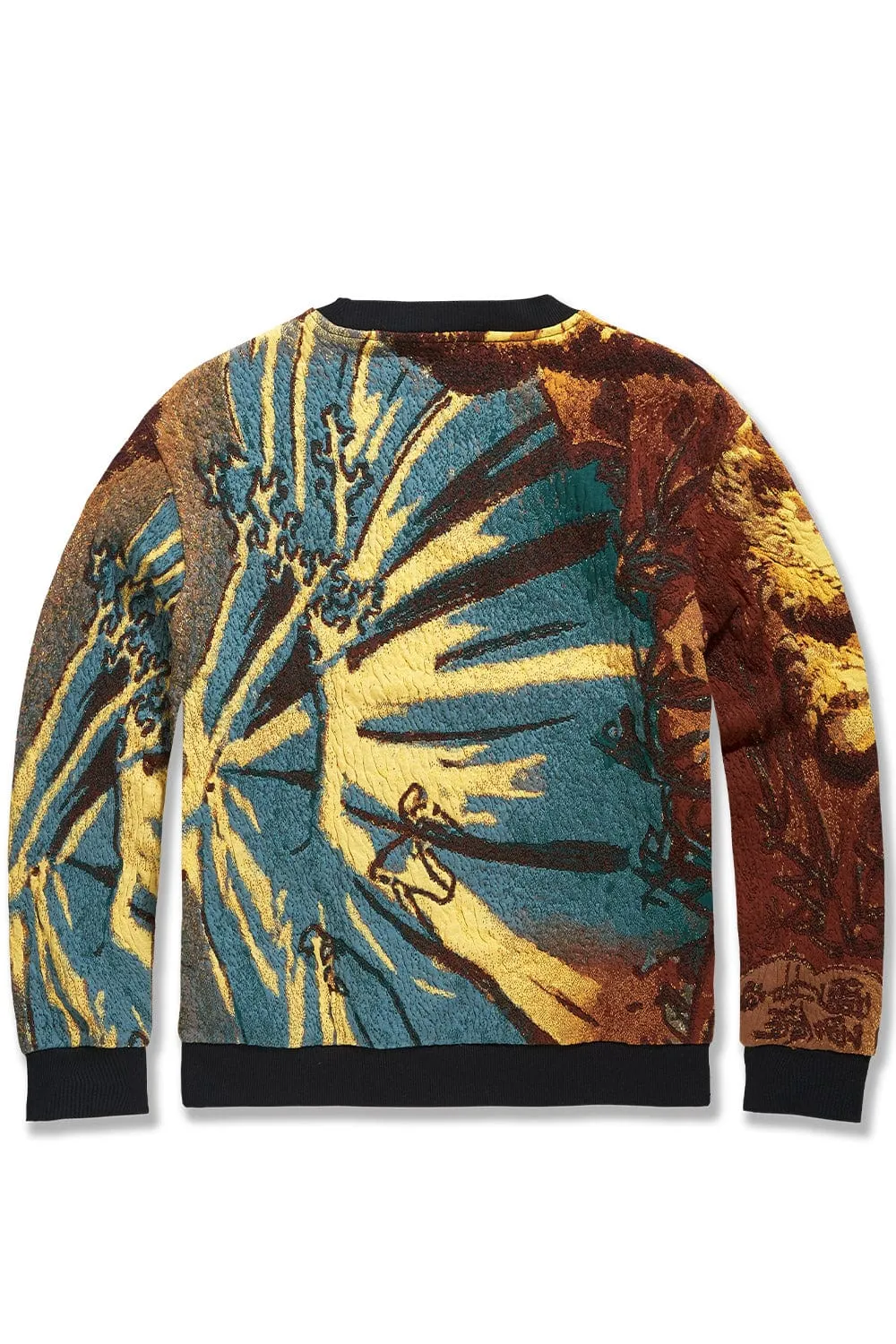 Silk Road Crewneck Sweater (Gold Dragon)