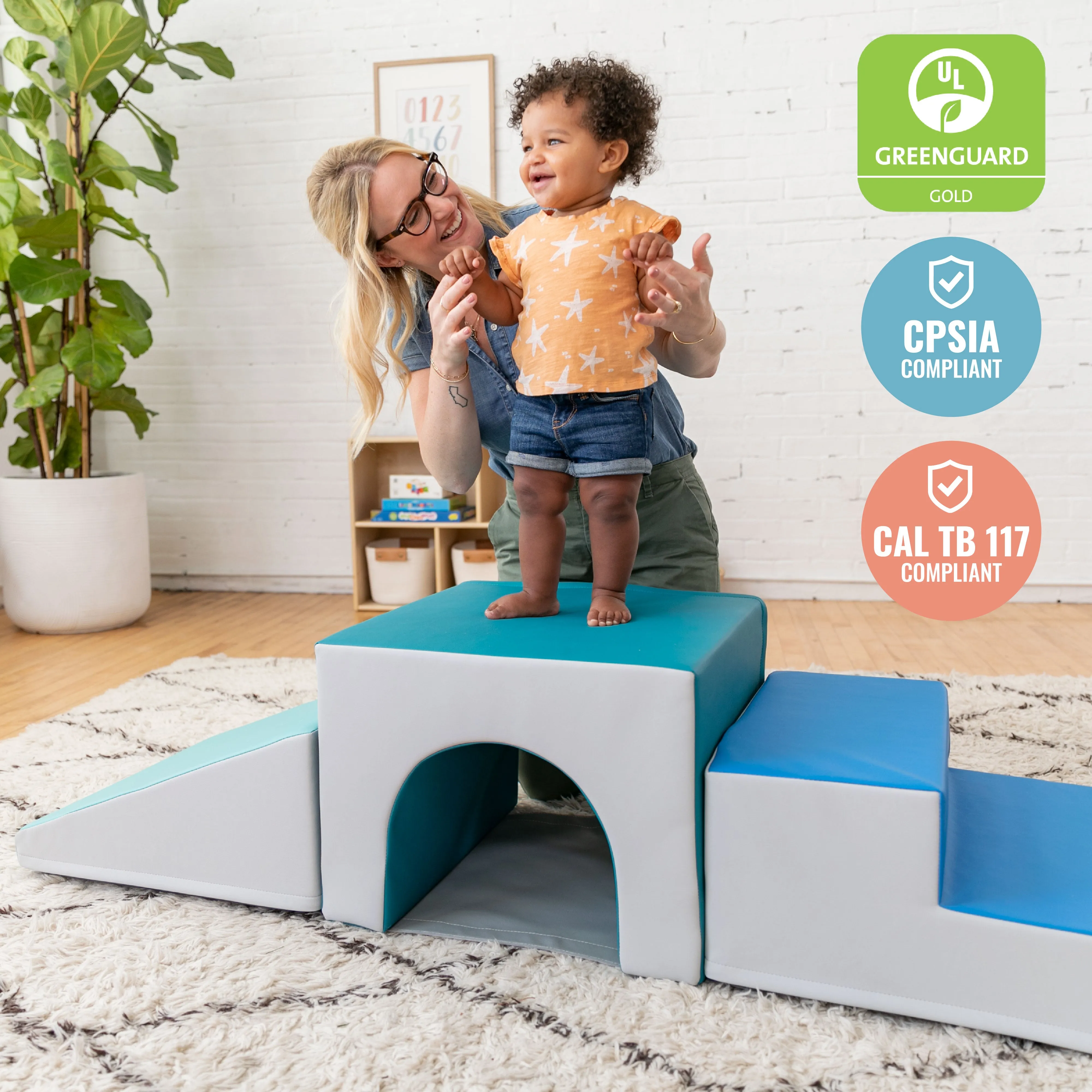 Single Tunnel Climber, Toddler Playset, 3-Piece