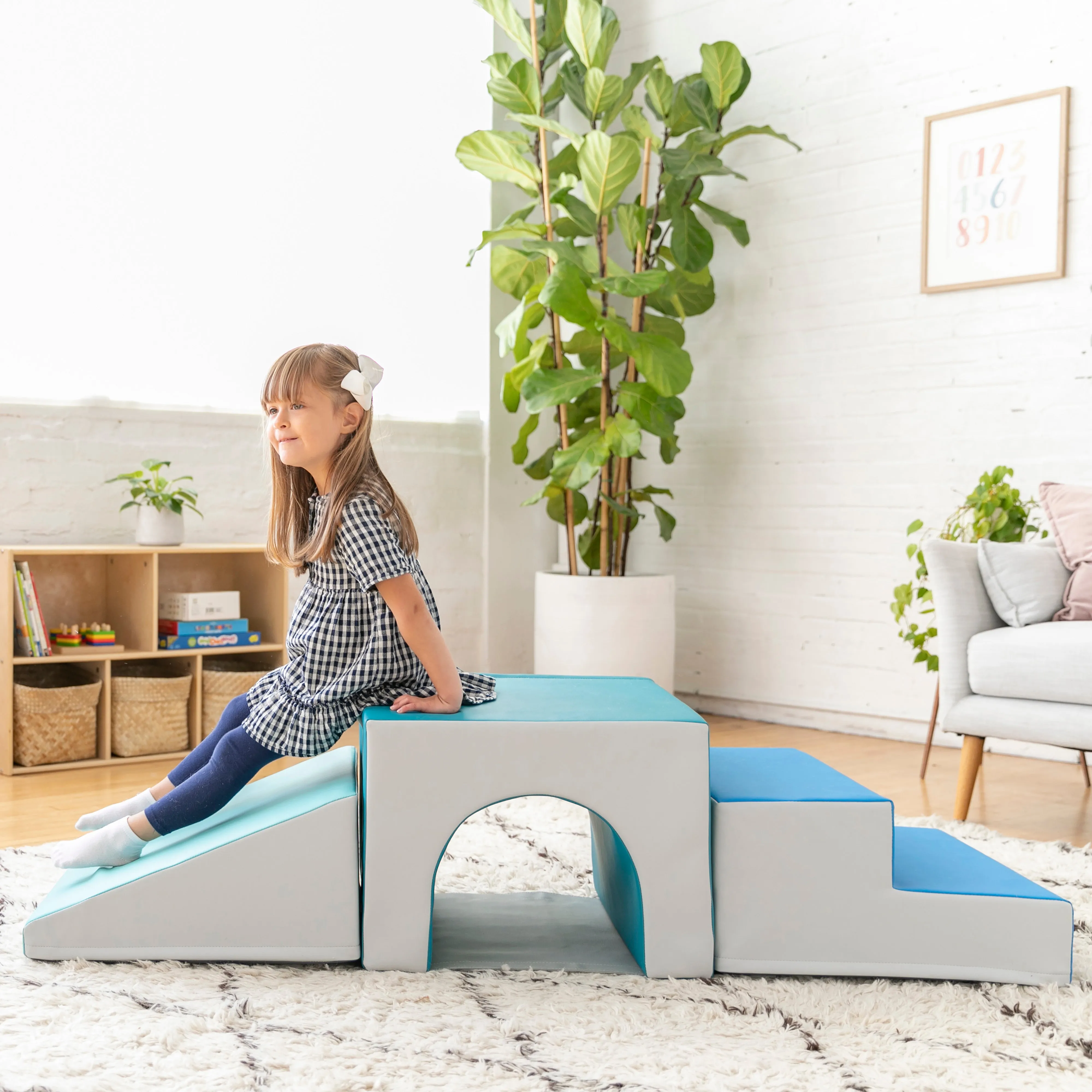 Single Tunnel Climber, Toddler Playset, 3-Piece