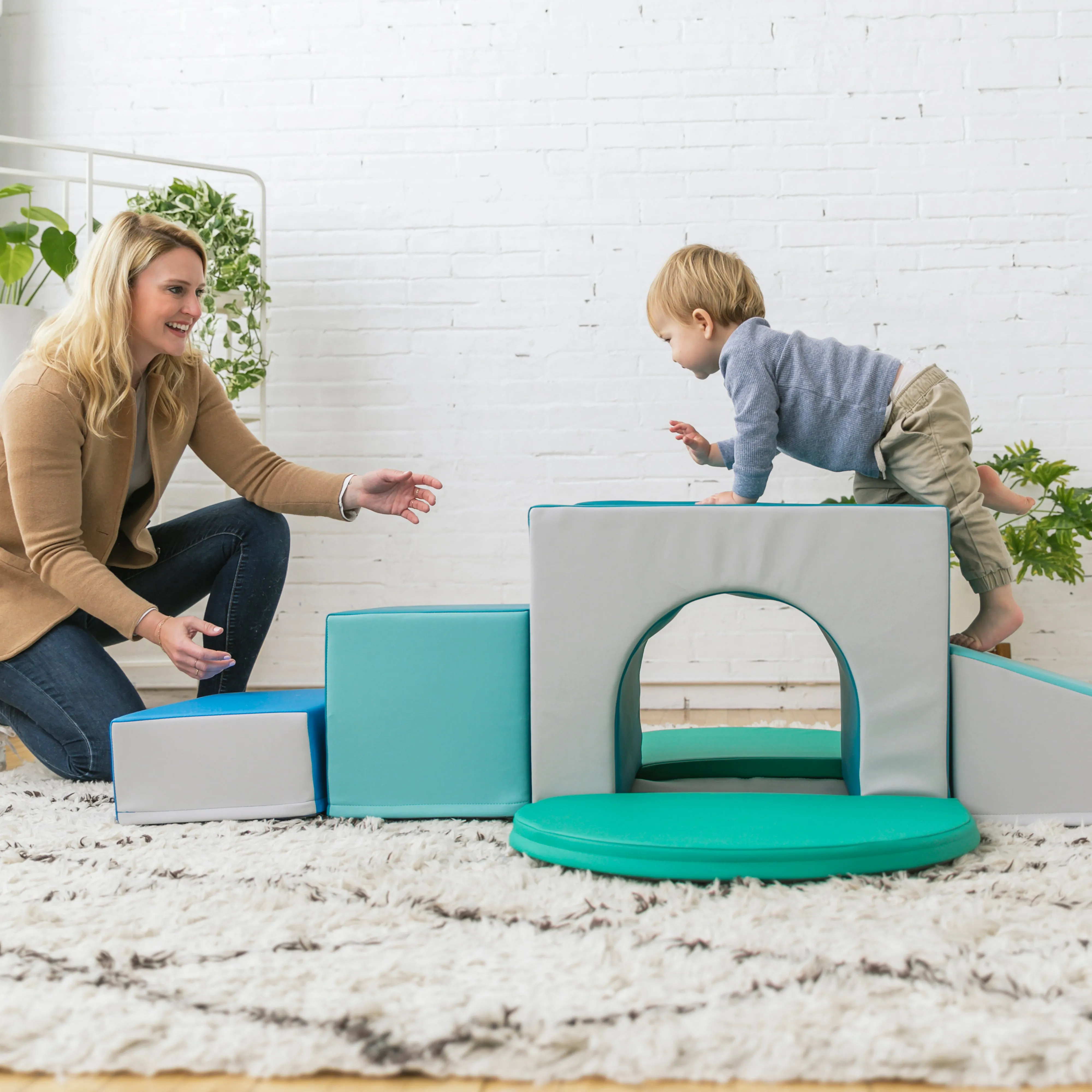 Single Tunnel Maze, Toddler Playset, 6-Piece