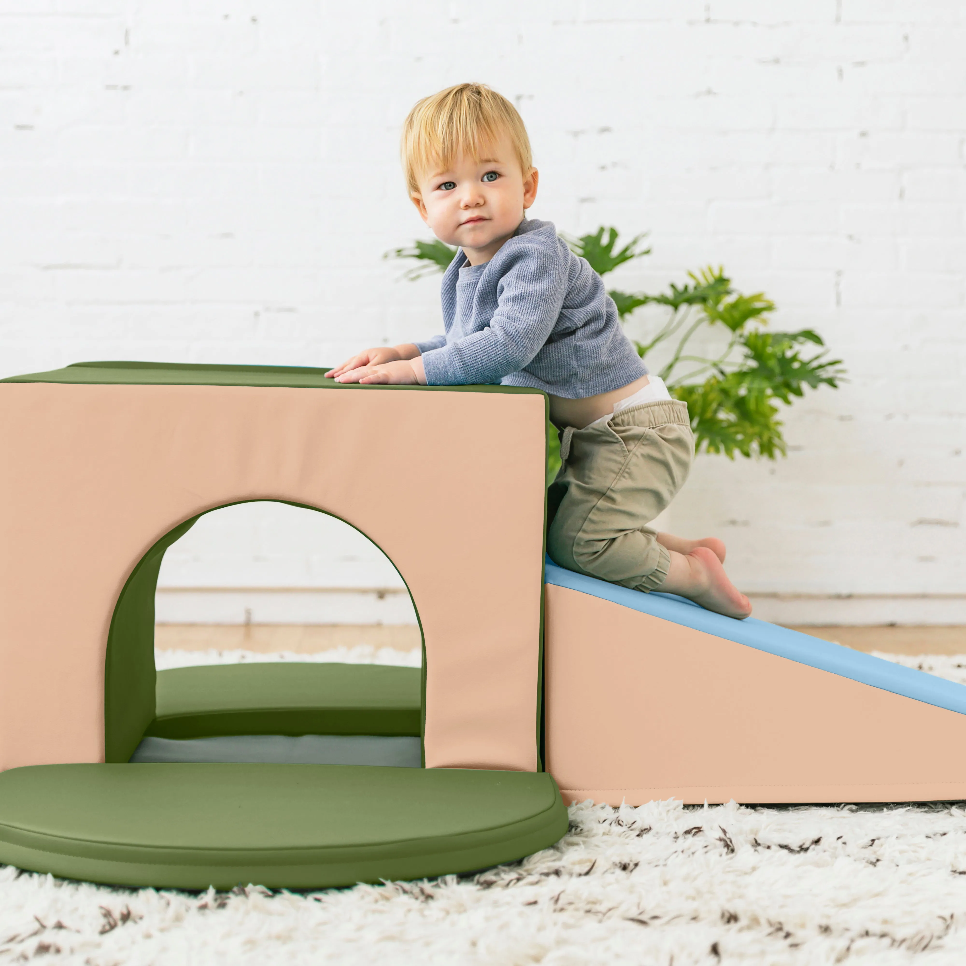 Single Tunnel Maze, Toddler Playset, 6-Piece