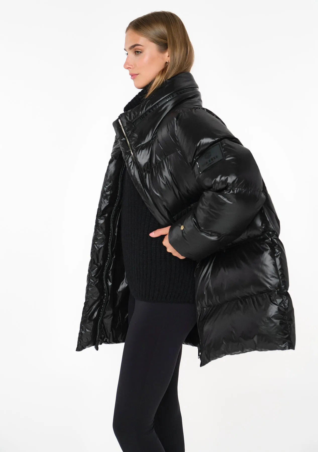 SQN Puffer Jacket black