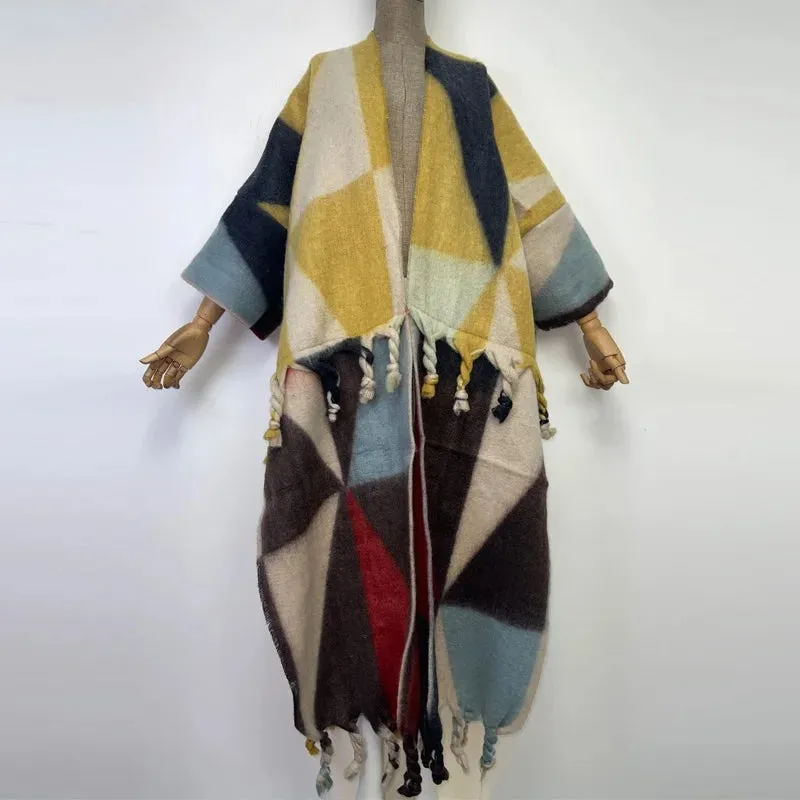 TEEK - Tassel Kaftan Shawl