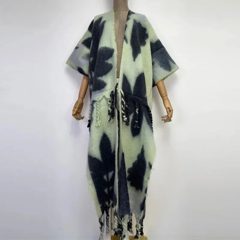 TEEK - Tassel Kaftan Shawl