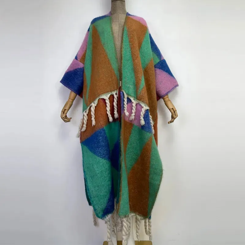 TEEK - Tassel Kaftan Shawl