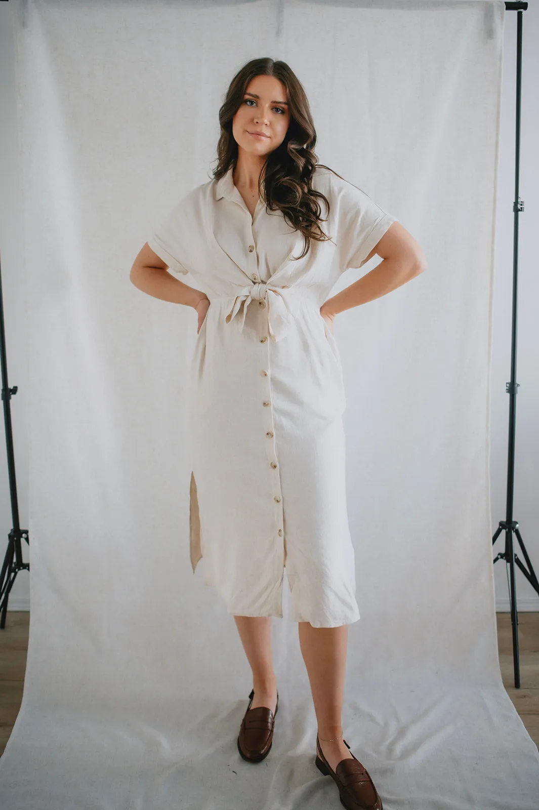 The Alienor Dress by FRNCH - Beige