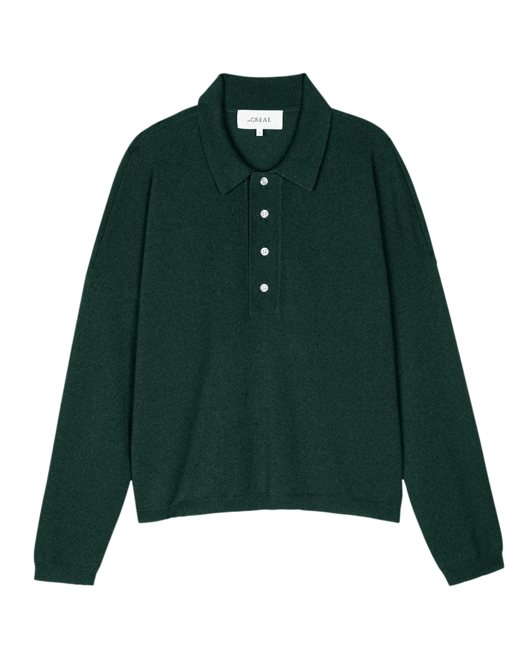 The Cashmere Polo Sweater. -- Alpine