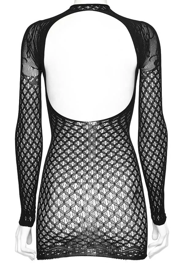 Thorn Mesh | CUTOUT MINI DRESS