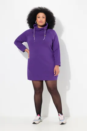 Ulla Popken Sweater Dress in Purple