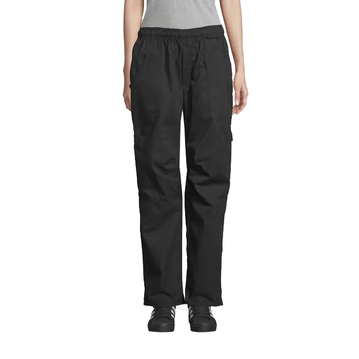 Uncommon Threads Chef Pants XS Black Unisex 65/35 Poly/Cotton Twill