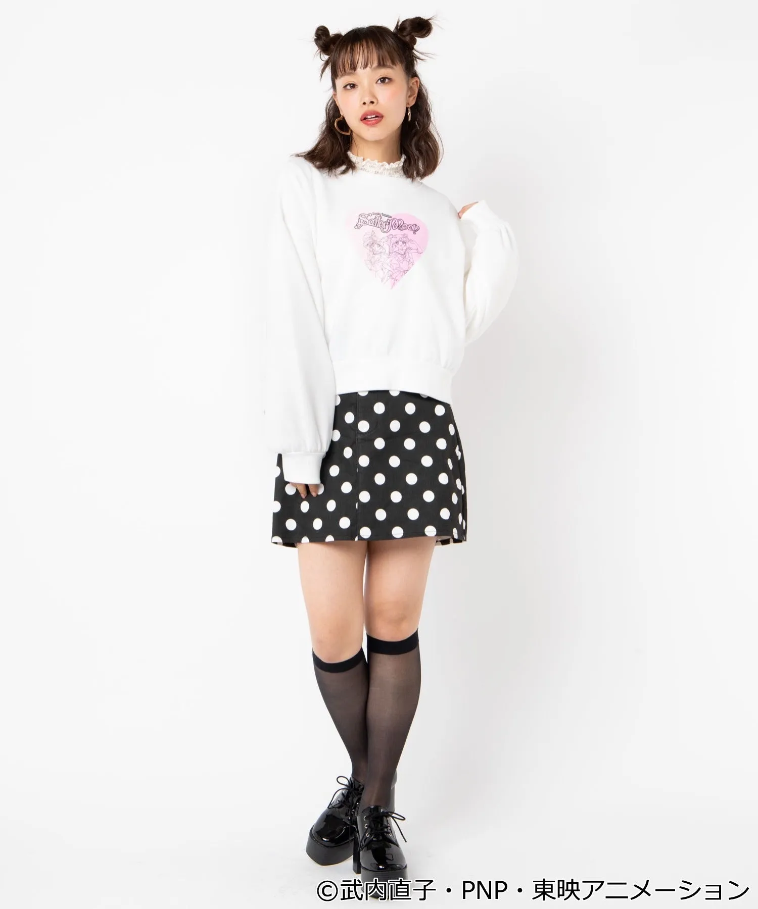 WEGO x Sailor Moon 25th Anniversary heart sweatshirt