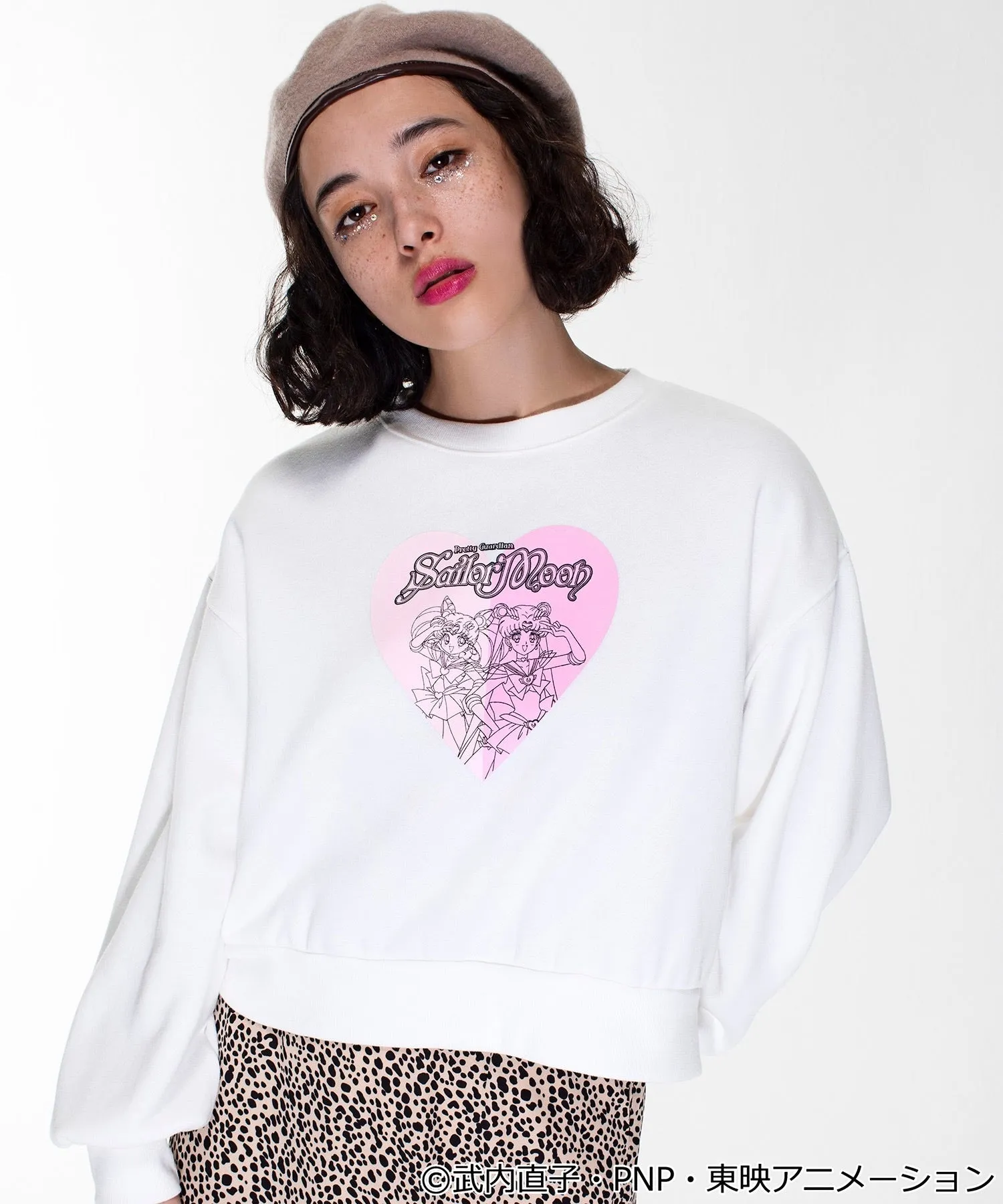 WEGO x Sailor Moon 25th Anniversary heart sweatshirt