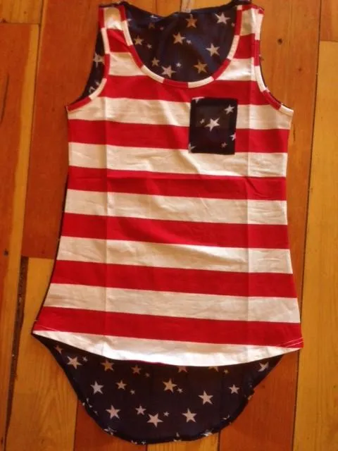 Women's American Flag Tank