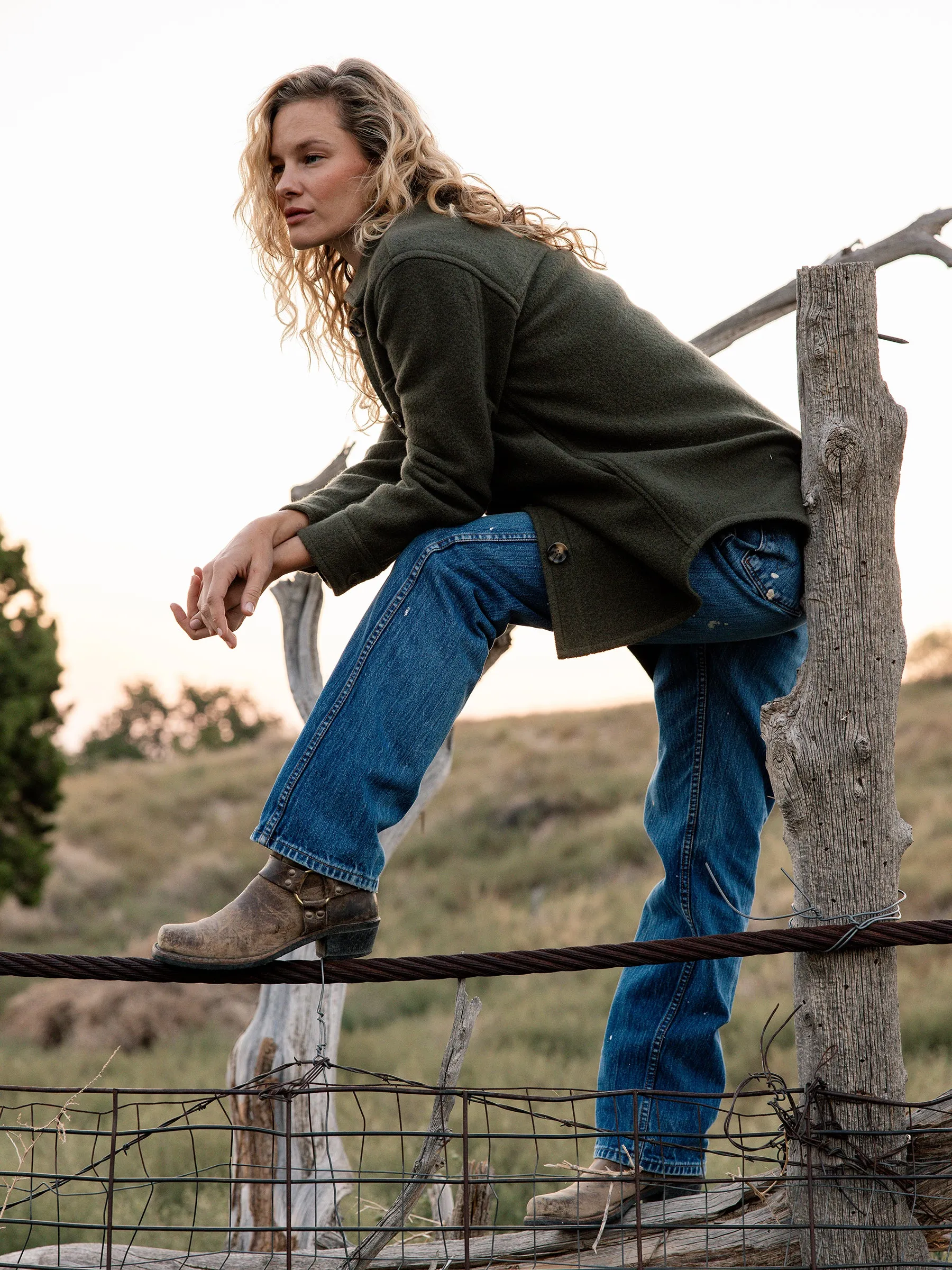 Women's Bouclé Shacket