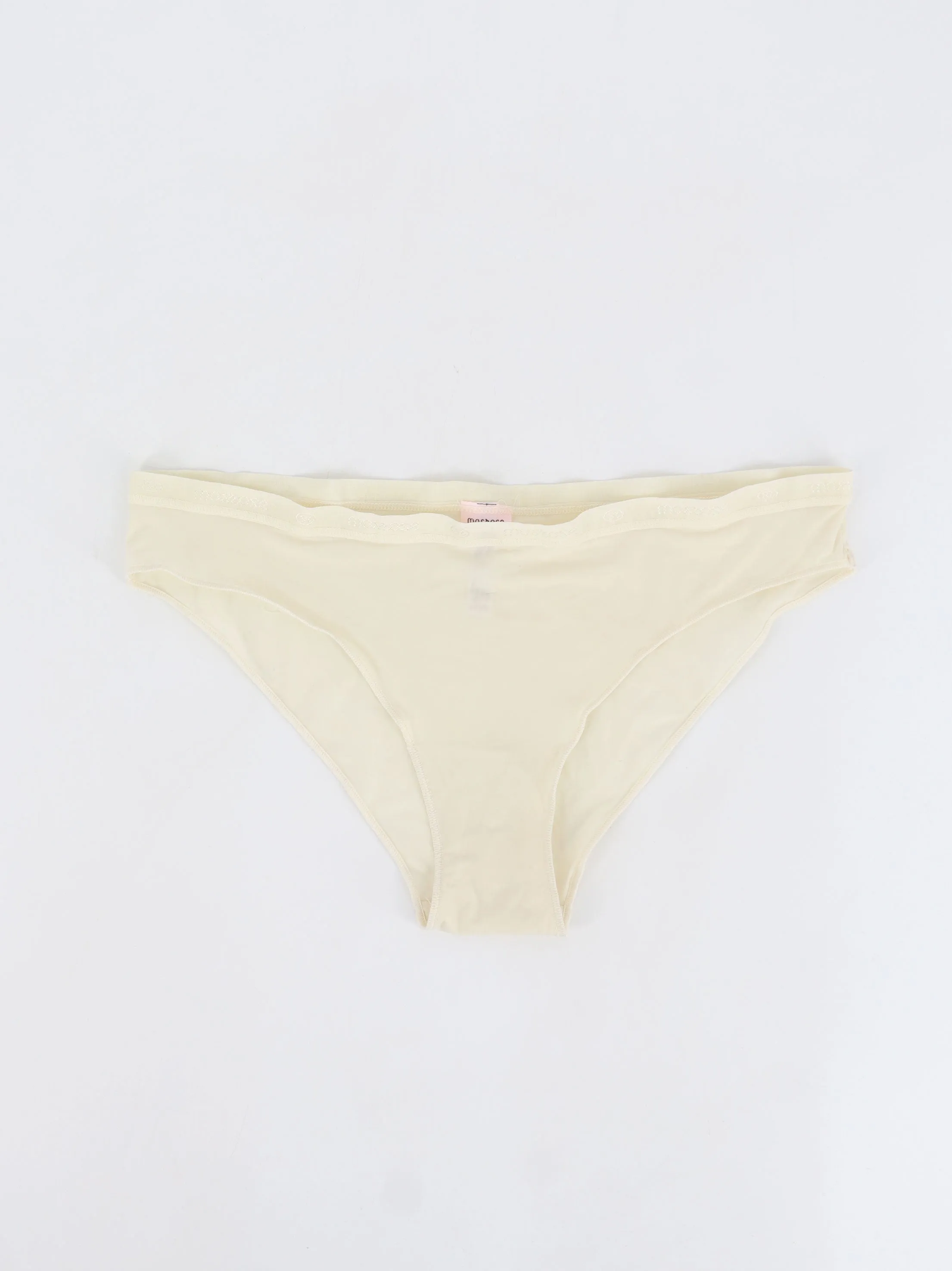 Women's Plain Thongs,Cream